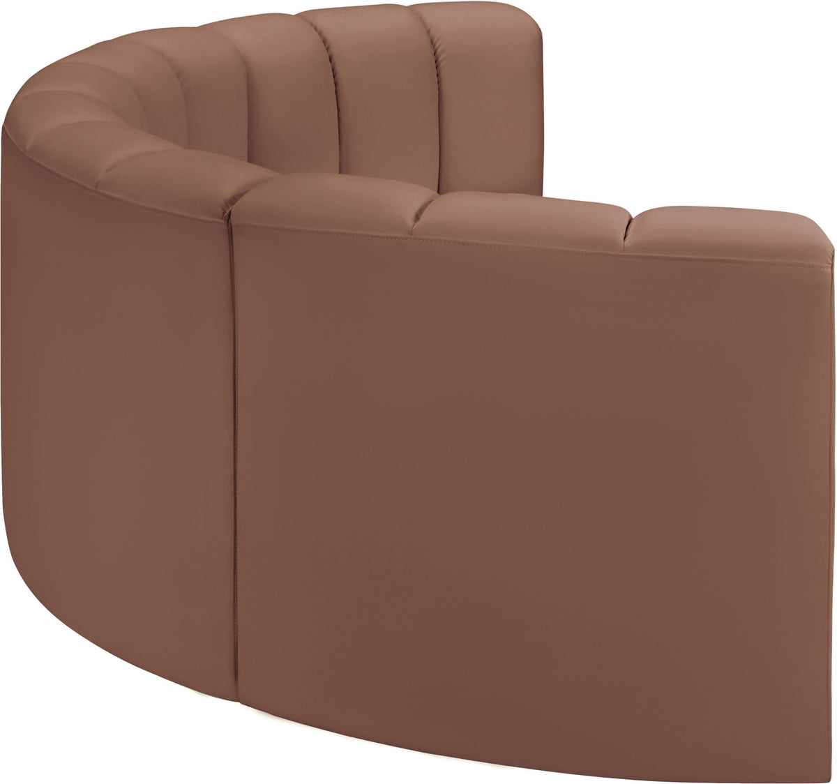 Arc - Faux Leather 4 Piece U-Shaped Modular Sofa