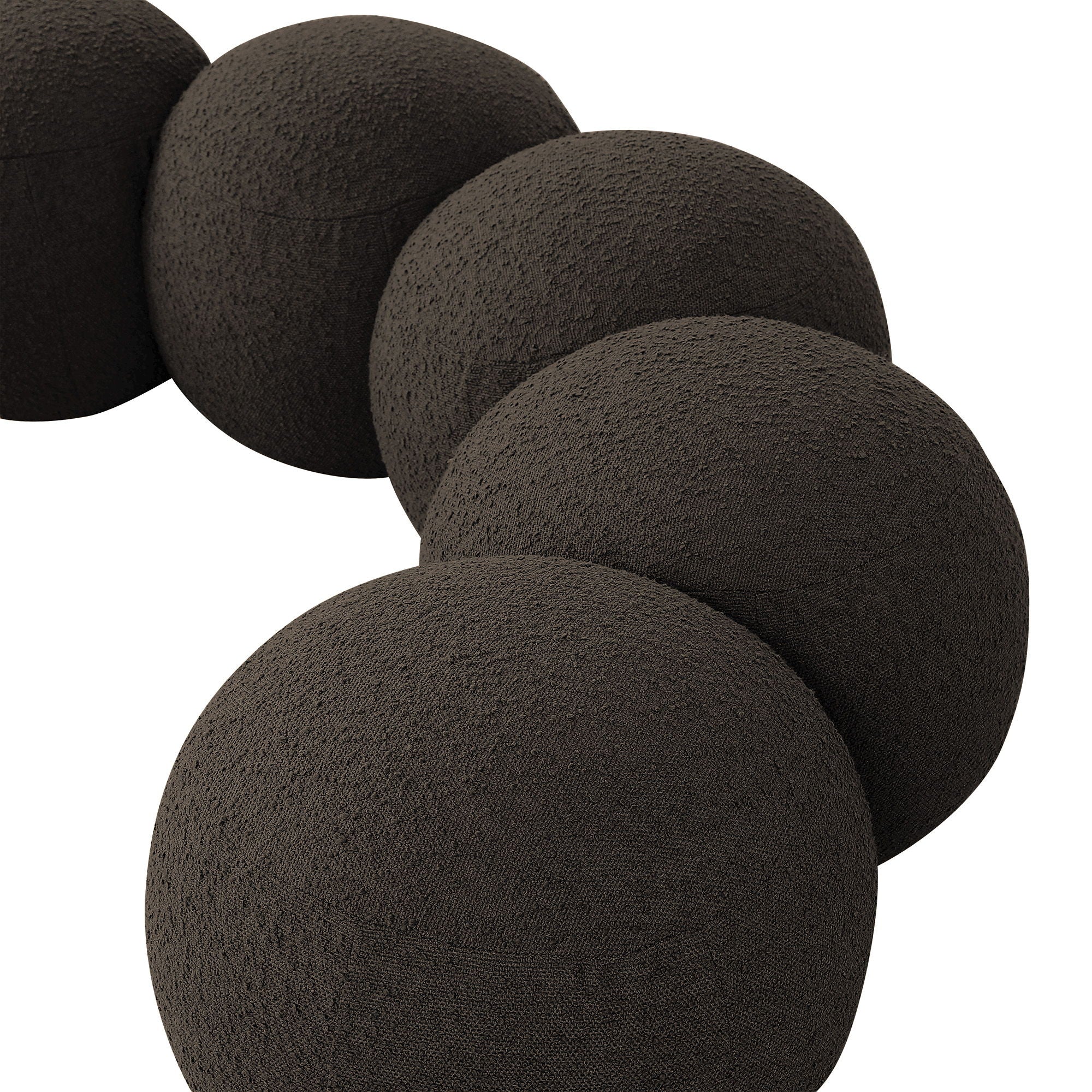 Apollo - Boucle Fabric Bench