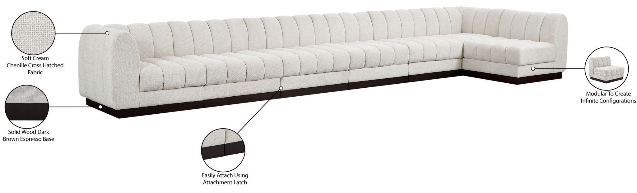 Quinn - 7 Piece Modular Sectional