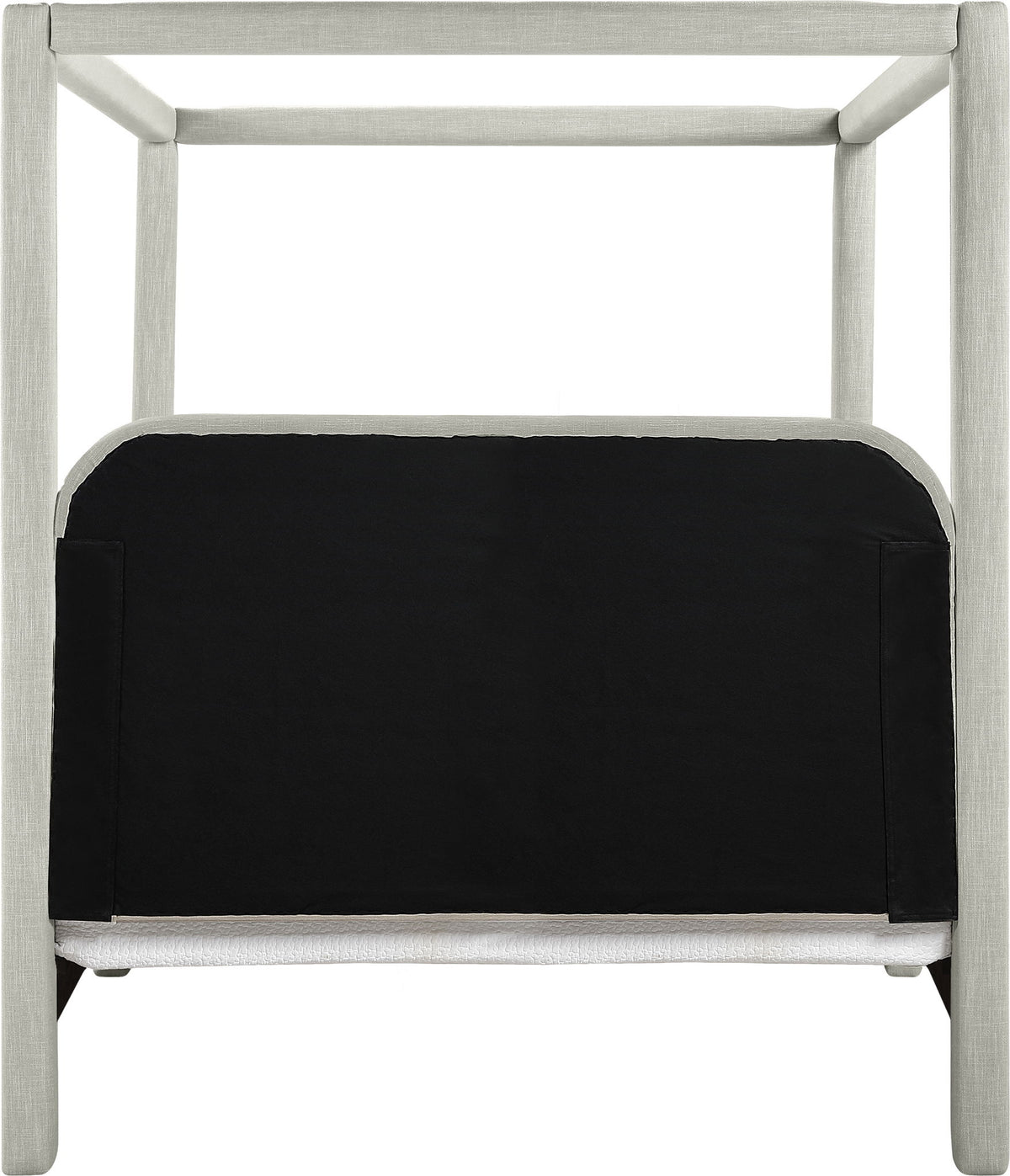Salina - Linen Textured Fabric Upholstered Bed