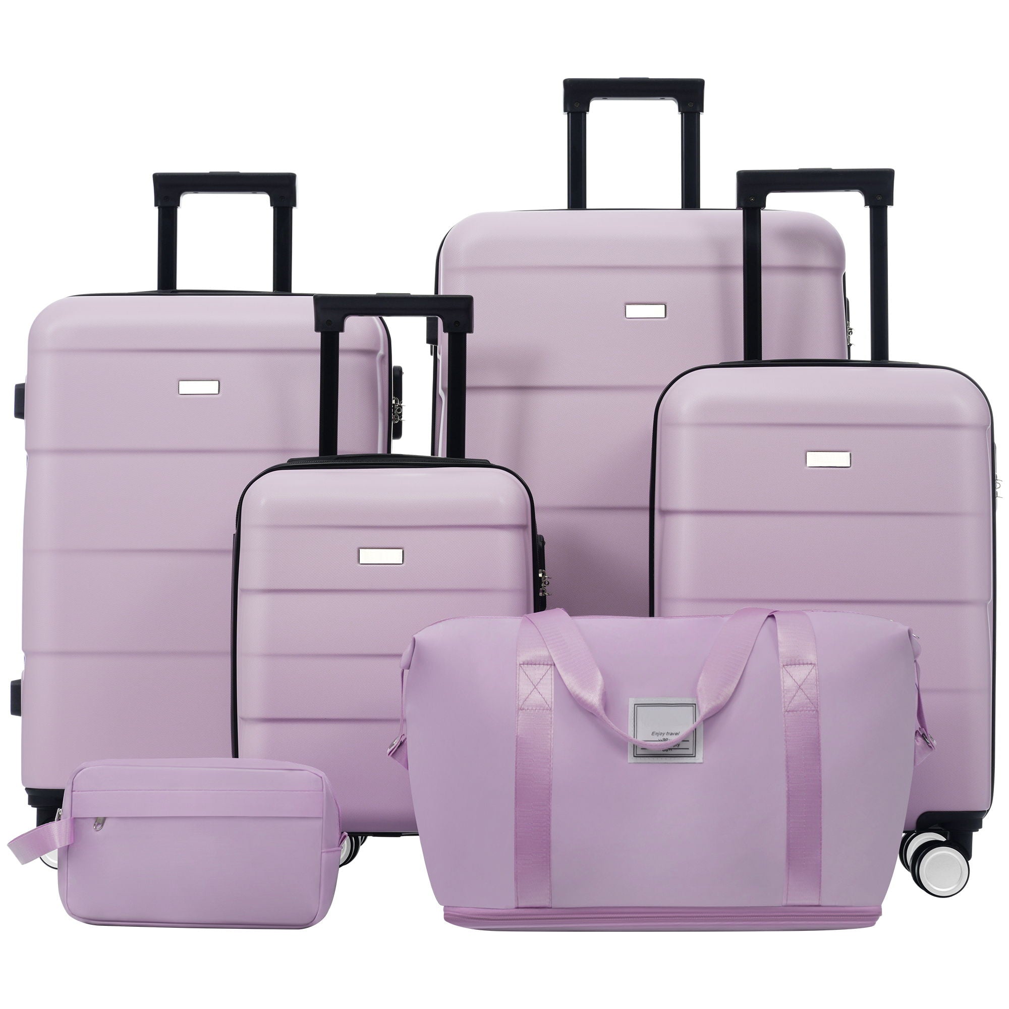 Hardshell Luggage Set 6 Piece With Duffel & Toiletry Bag