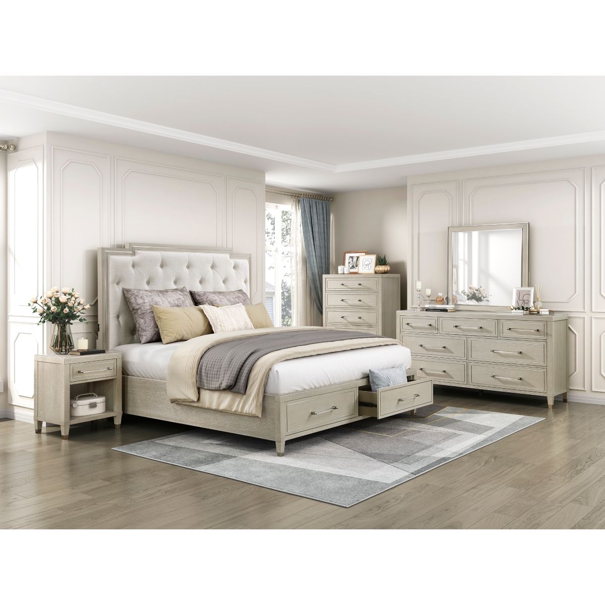 Genoa - Nightstand - Natural