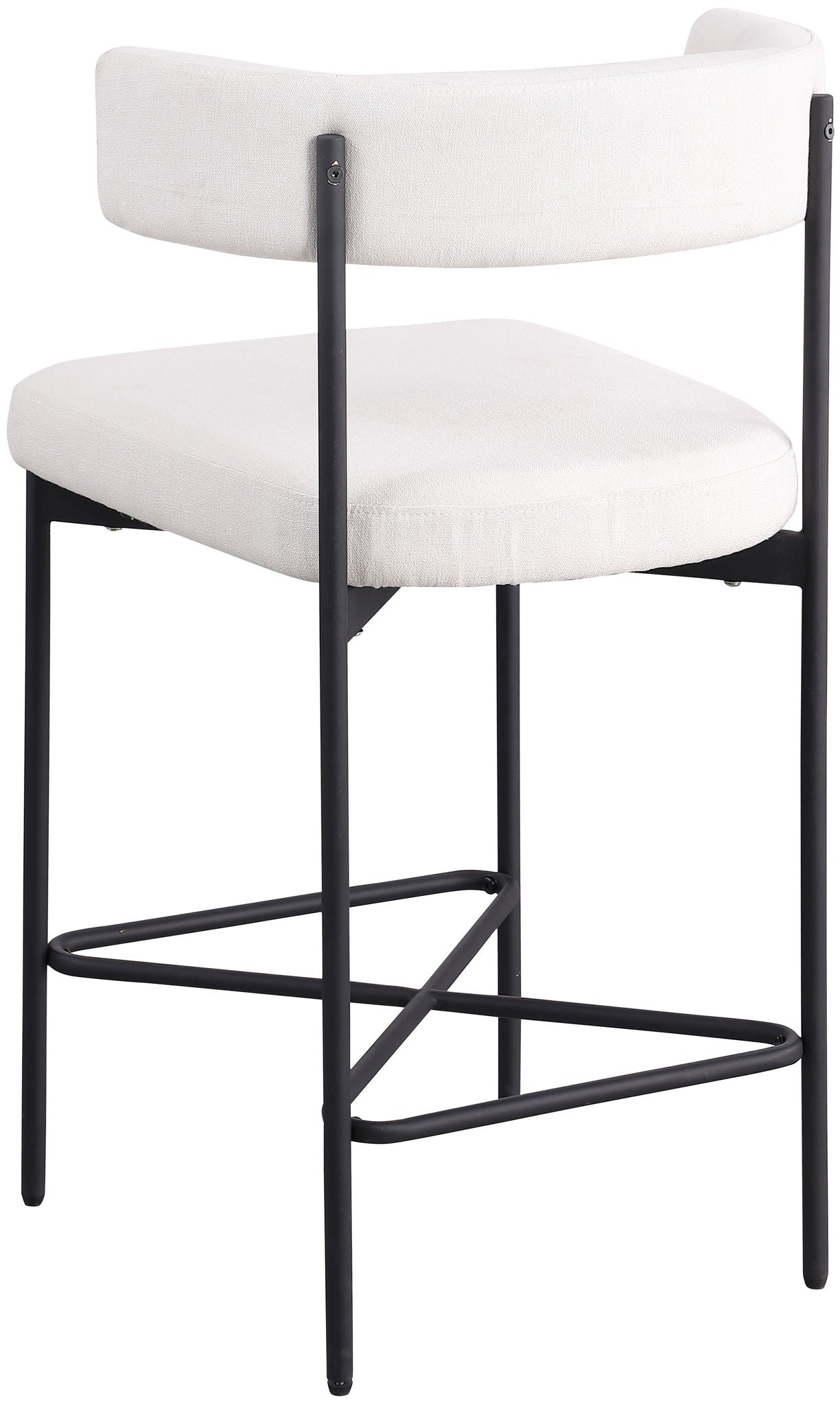 Rivage - Durable Stool With Black Frame (Set of 2)