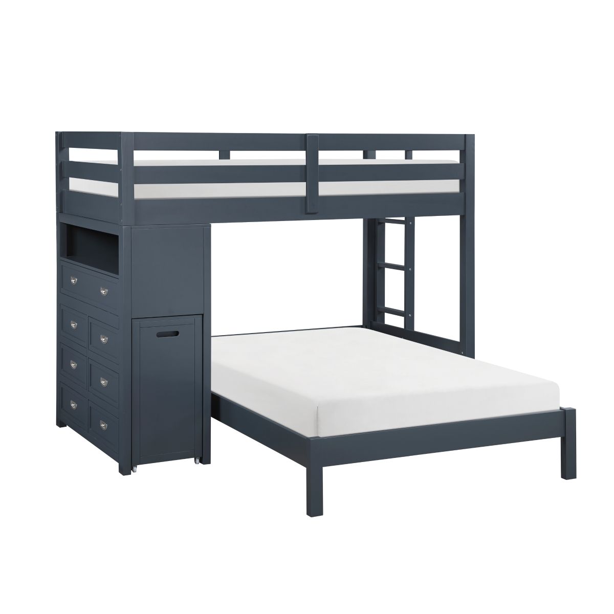 Sloane - Loft Bunk Bed With Chest And Hidden Desk