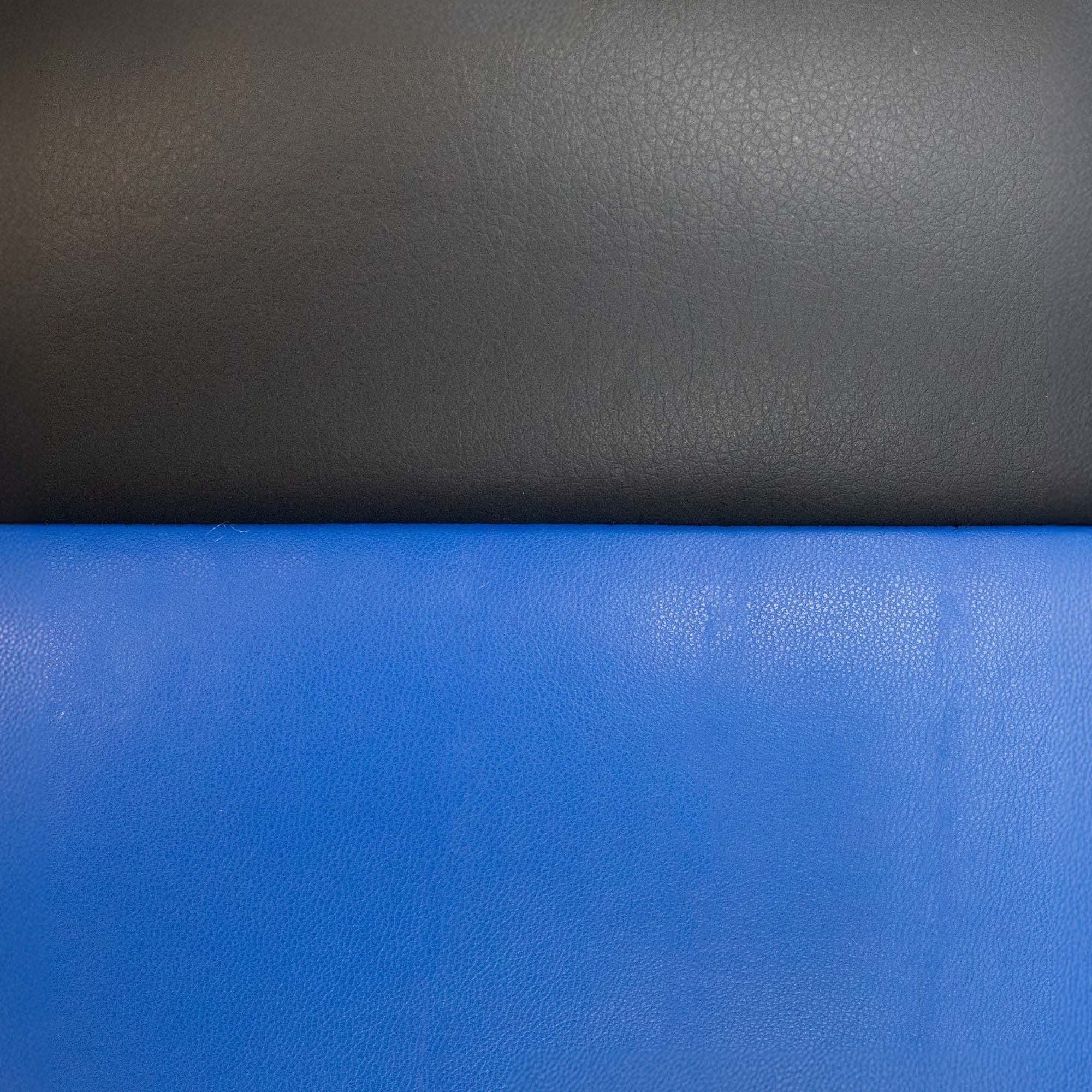 Gaming Office Chair With Adjustable Height Armrests - Black / Black / Blue / Blue