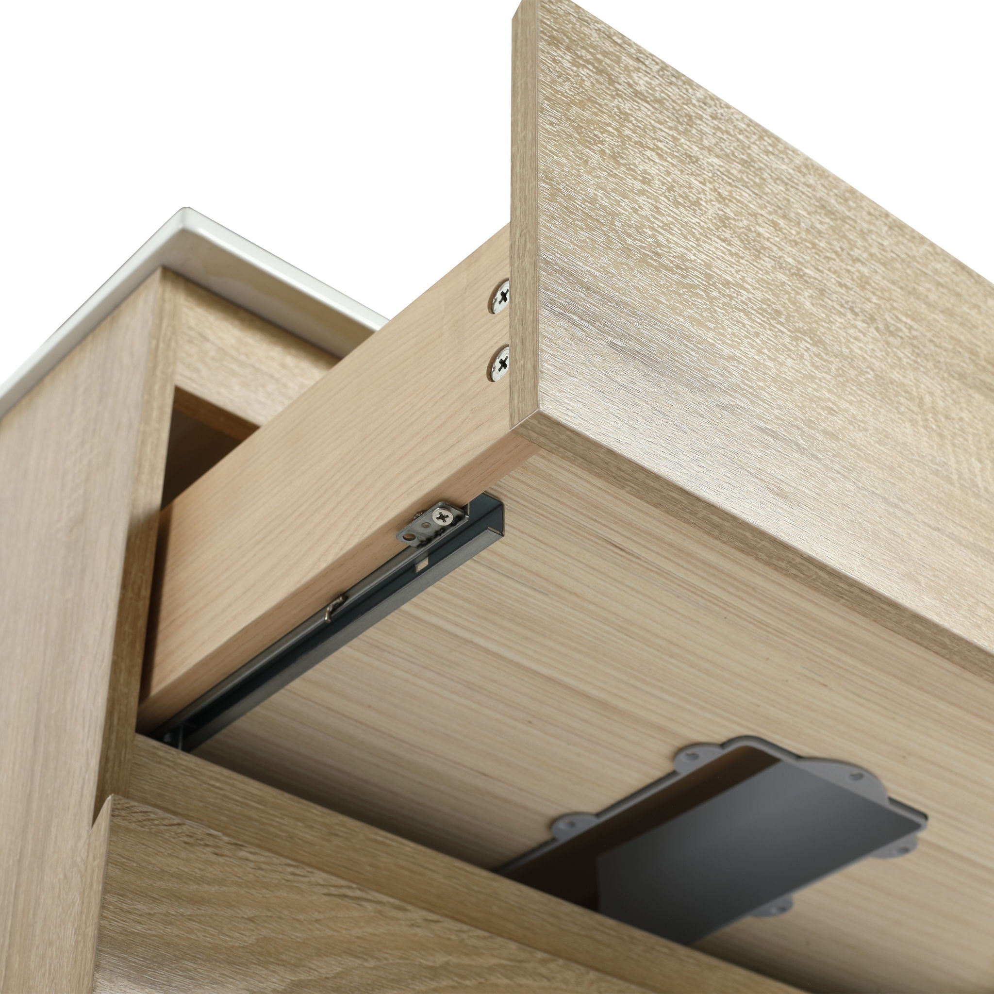 Wall Mounted Bathroom Vanity & Sink, 2 Soft Close Drawers