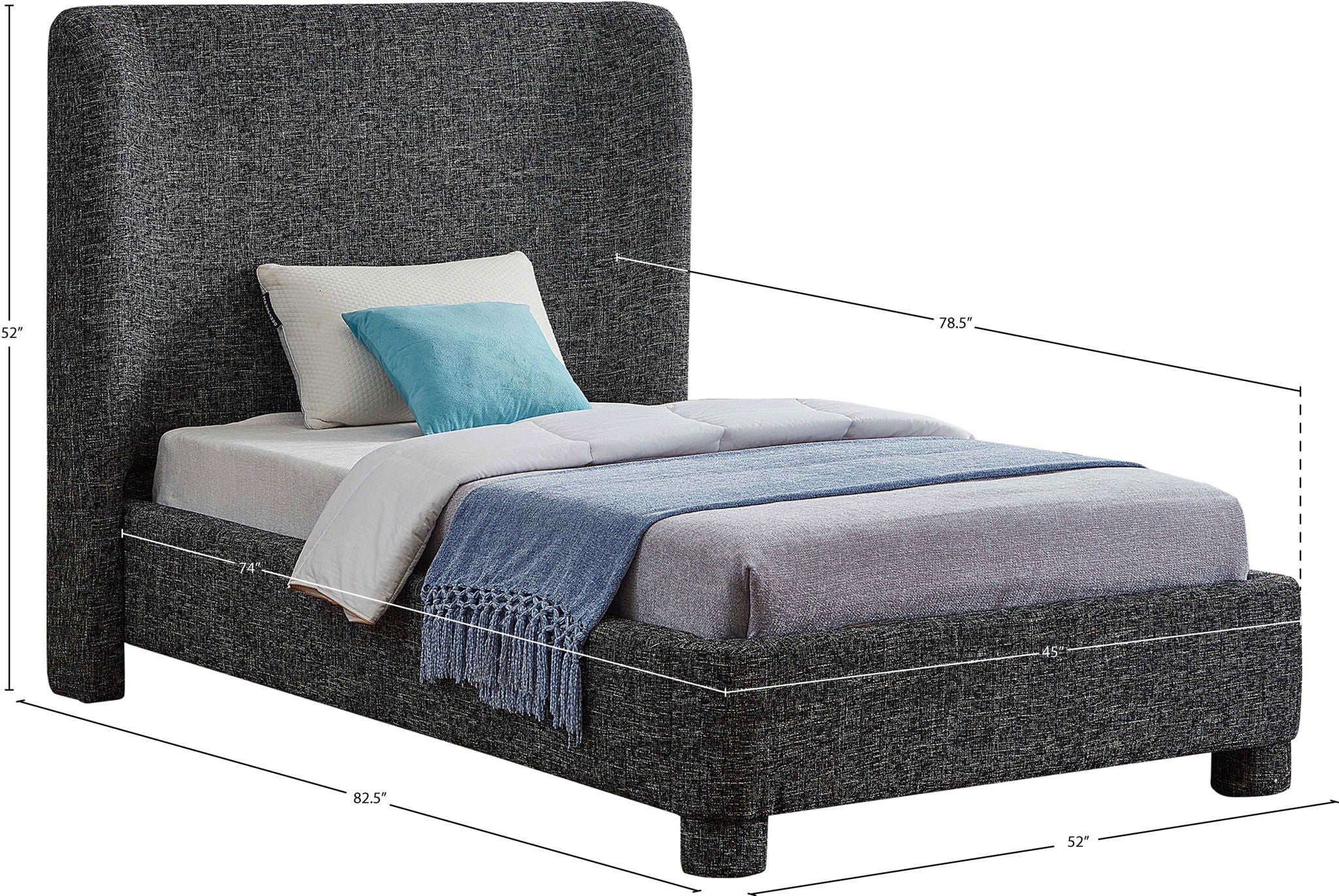 Penny - Polyester Fabric Bed