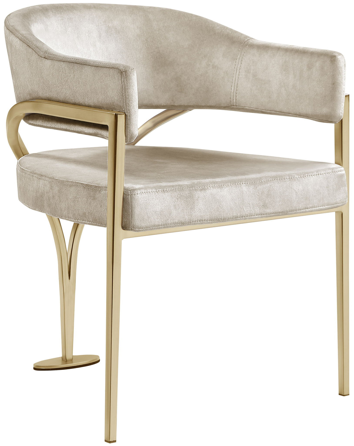 Madelyn - Dining Chair (Set of 2) - Brushed Brass