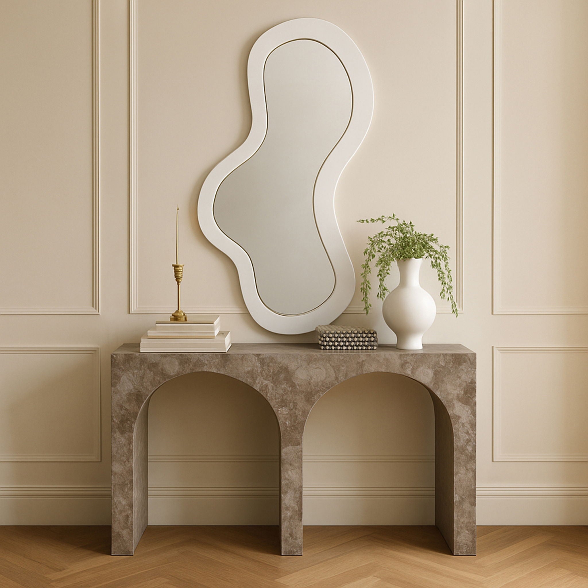 Oblique - Metal Frame Mirror