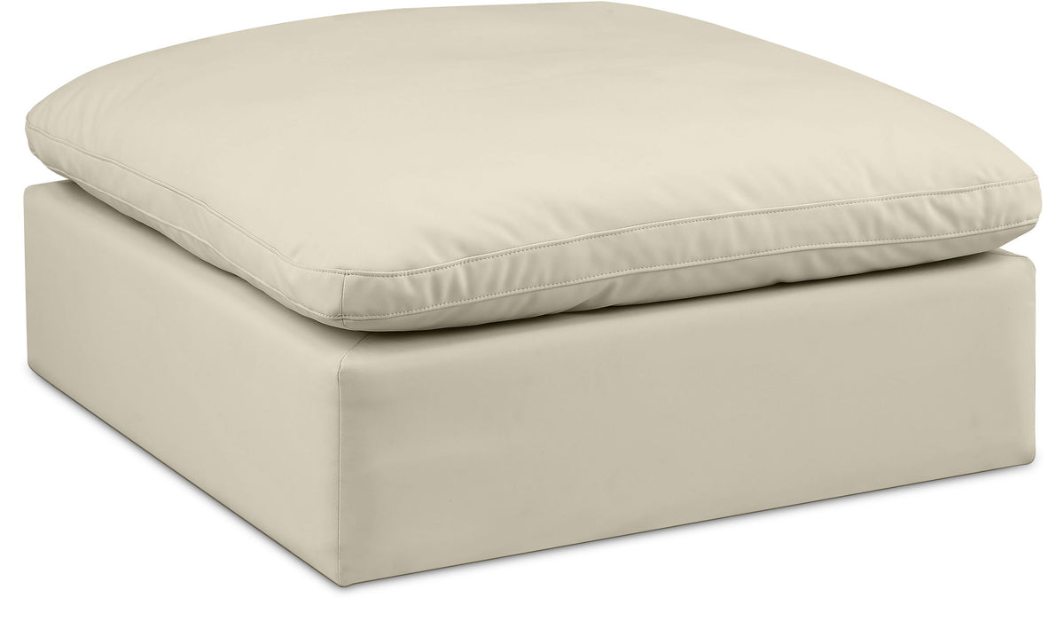Comfy - Faux Leather Ottoman