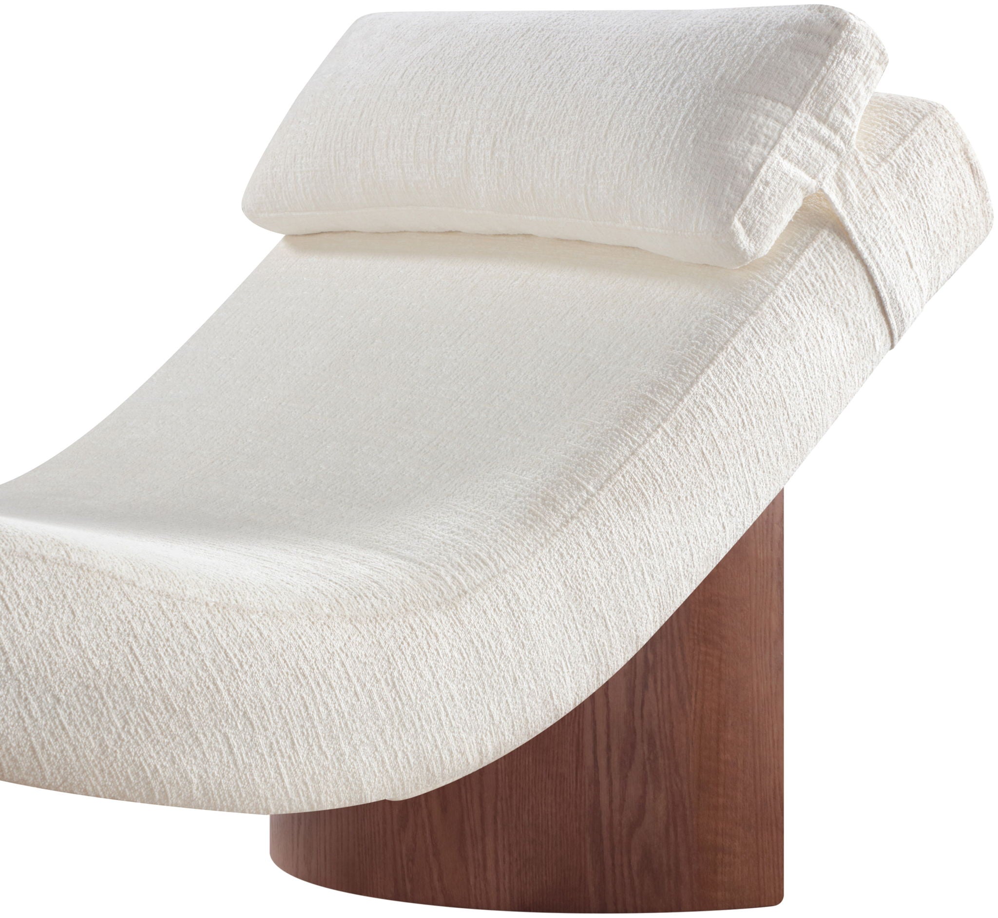 Marcella - Chaise Lounge - Walnut Base