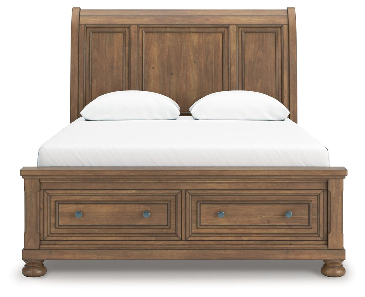 Feddinger - Storage Sleigh Bed