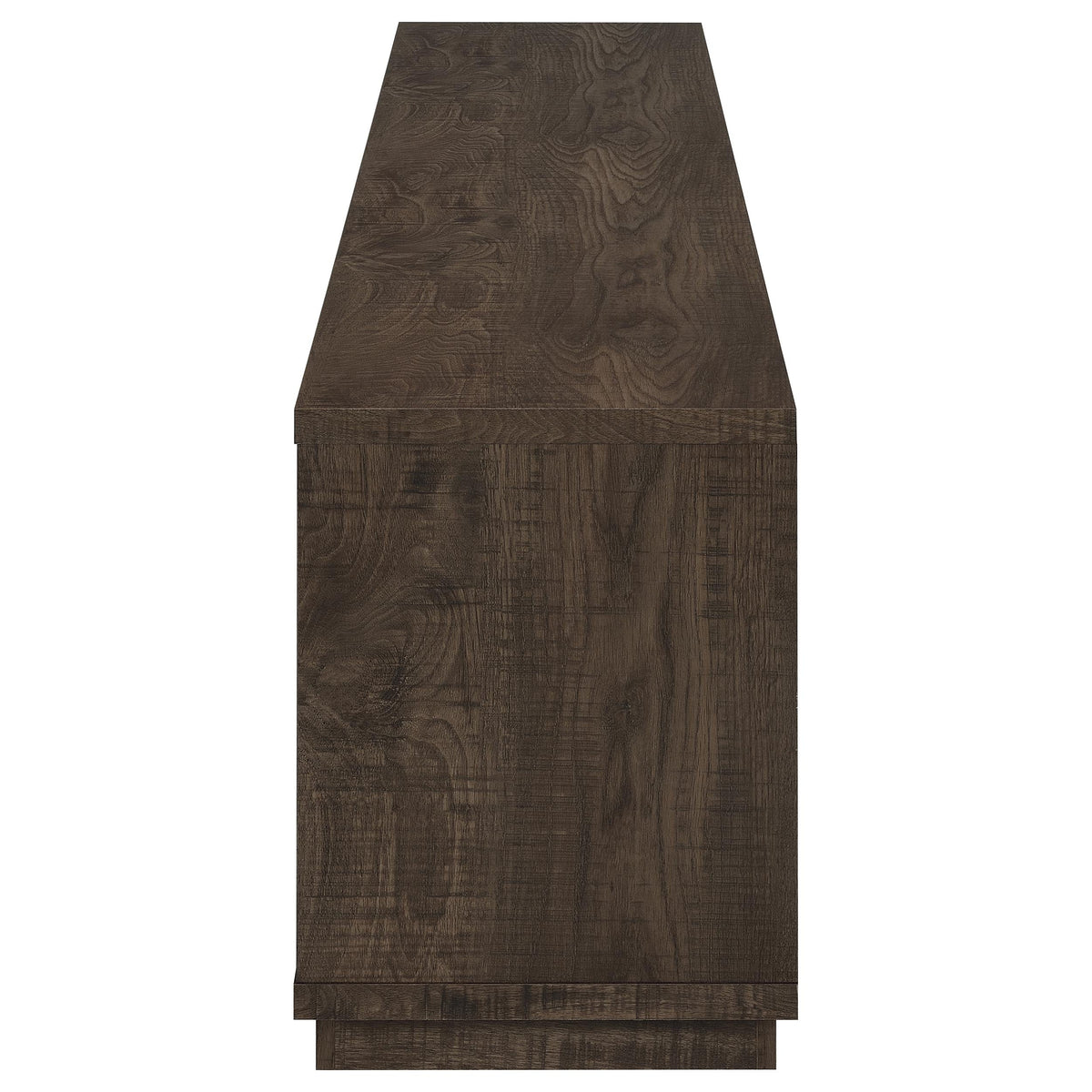 Medina 4-Door TV Stand for TVs up to 85 Inches Dark Rustic Mango
