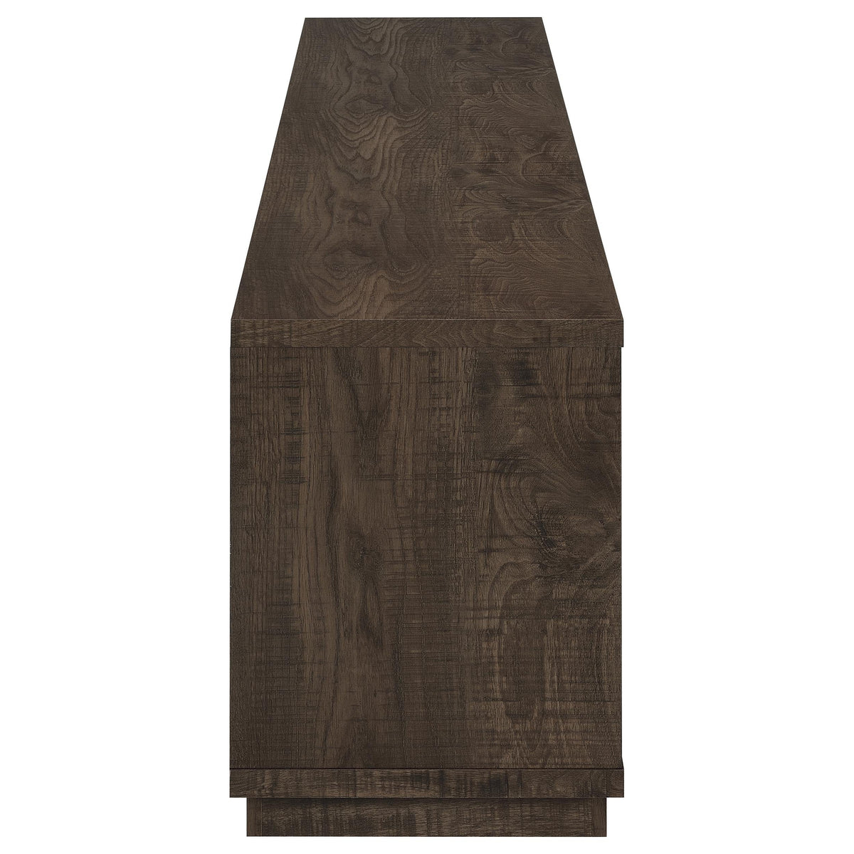 Medina 4-Door TV Stand for TVs up to 85 Inches Dark Rustic Mango