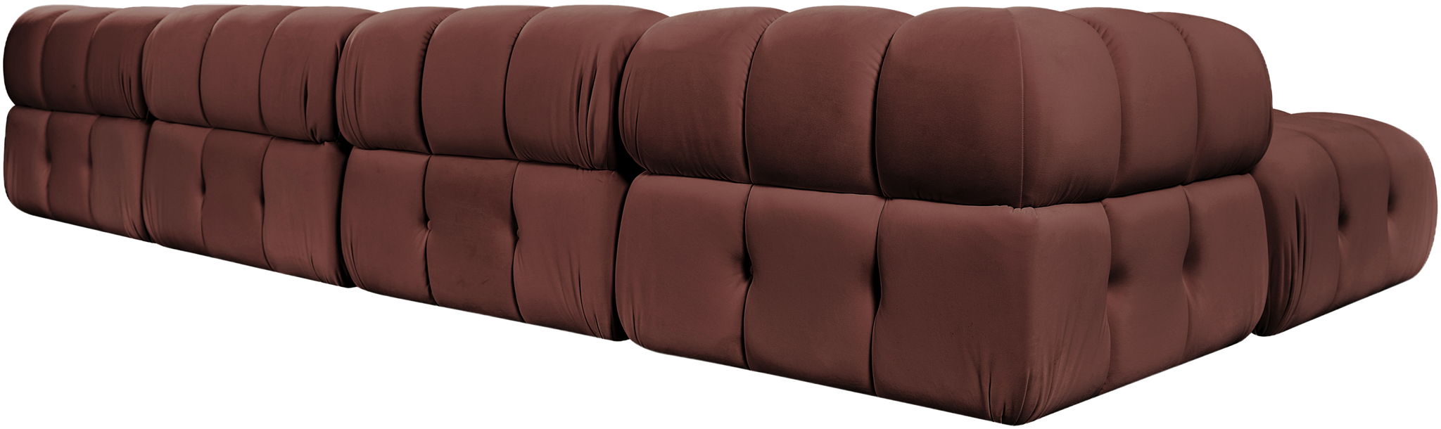 Orin - Velvet 6 Piece Modular Double Chaise Sectional