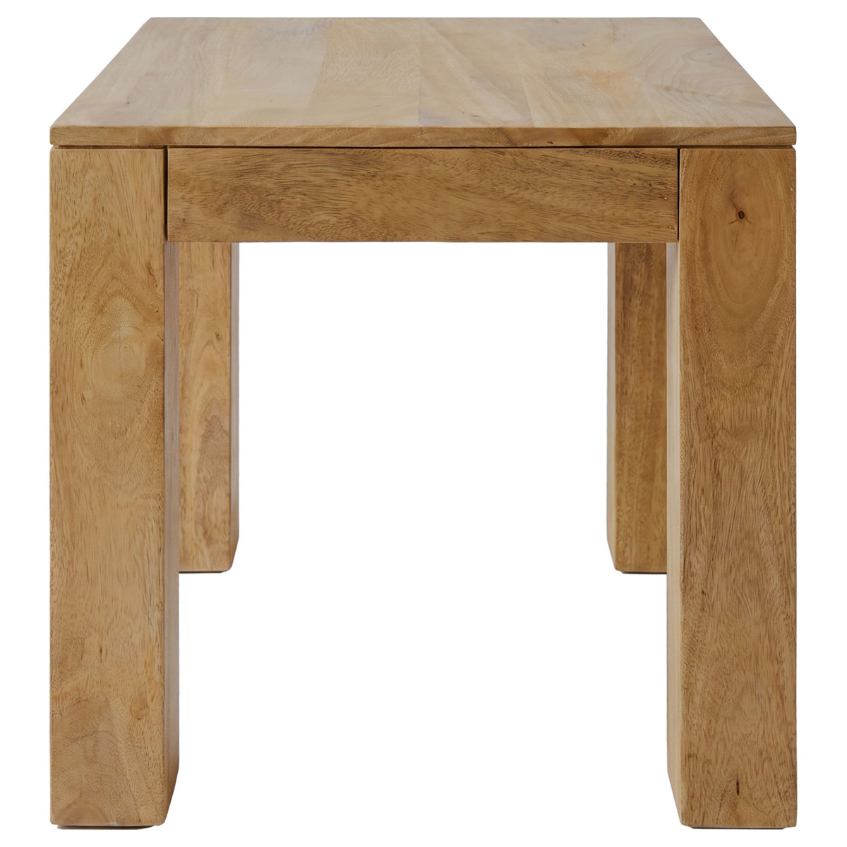 Butte Square Mango Wood End Table Natural