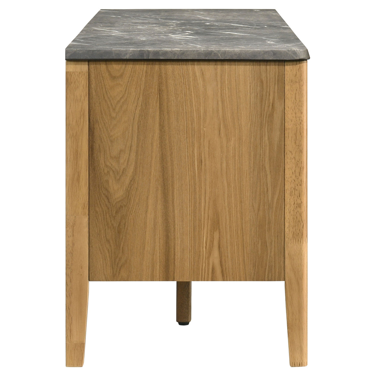 Bradley 63-inch 2-Door SmartTop™ TV Stand Grey and Natural