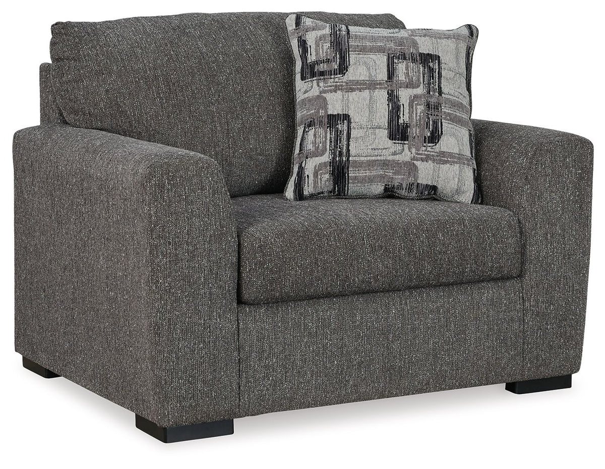 Gardiner - Chair And A Half - Pewter