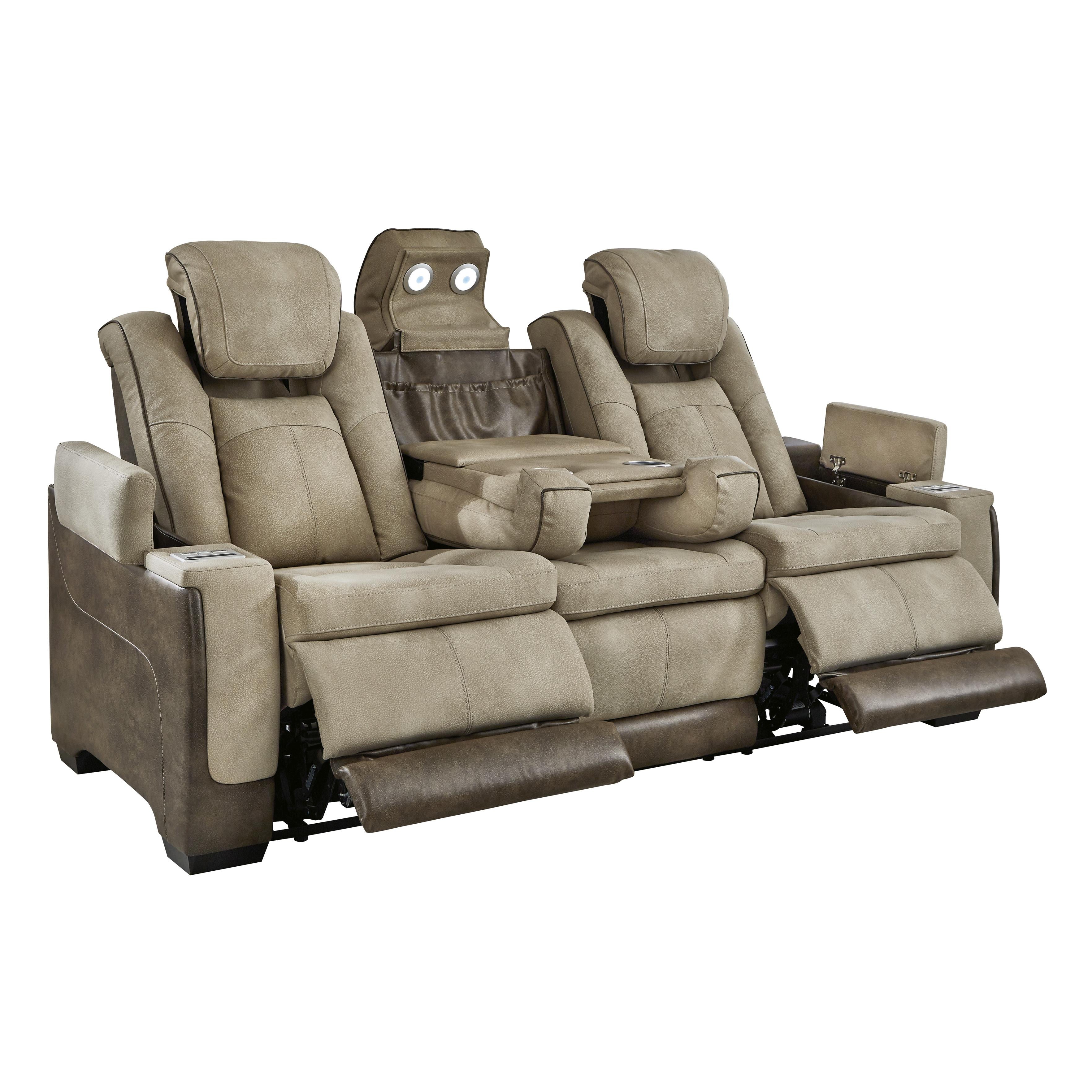 Signature Design by Ashley Next-Gen DuraPella Power Reclining Leather Look Sofa 2200315 IMAGE 1