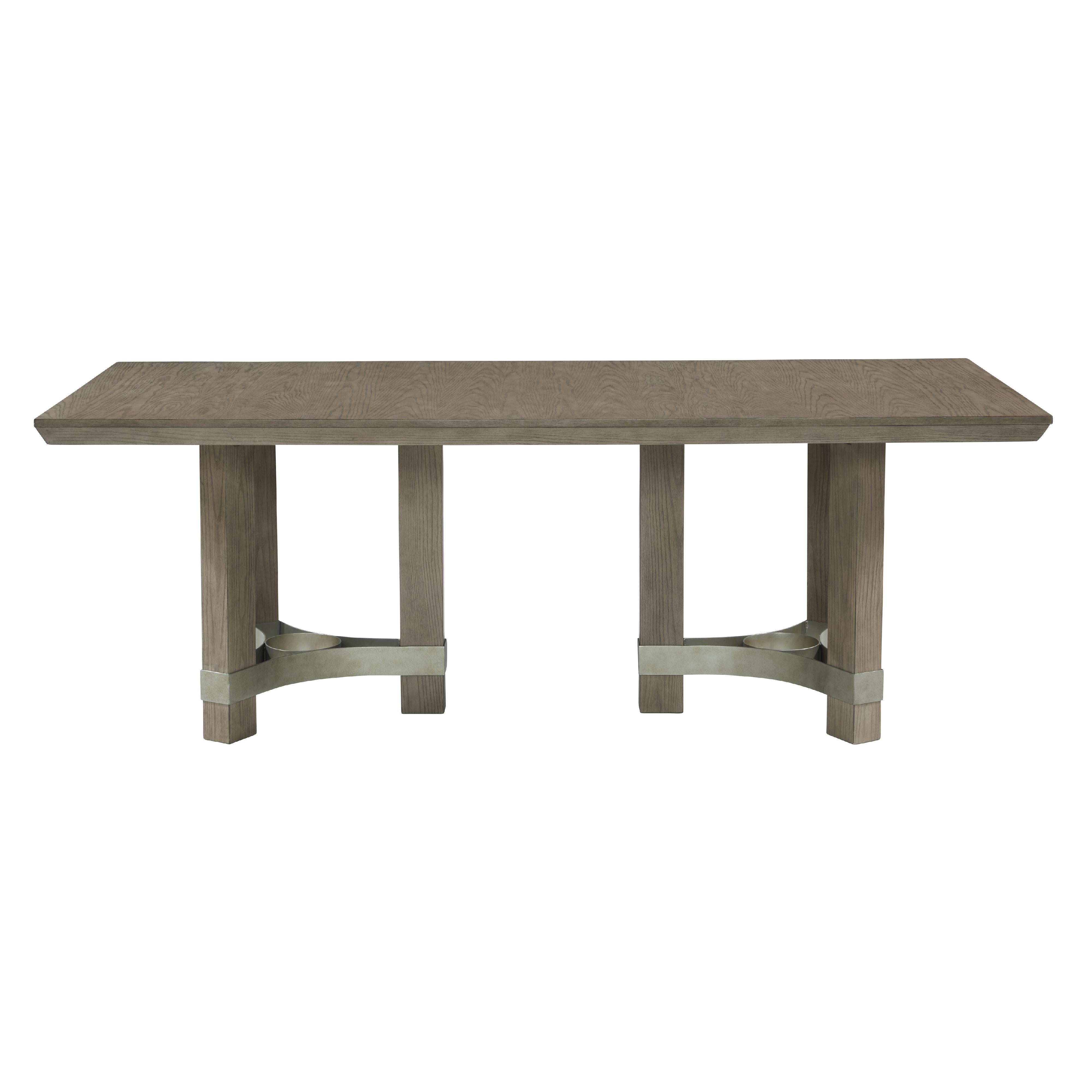 Signature Design by Ashley Chrestner Dining Table with Pedestal Base D983-25 IMAGE 2