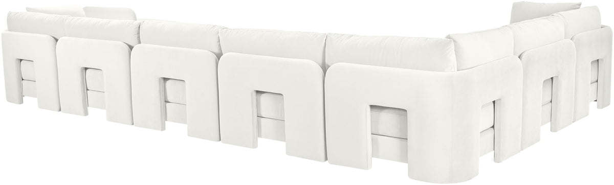 Hammond - Velvet Performance Fabric Upholstered 7 Piece Sectional