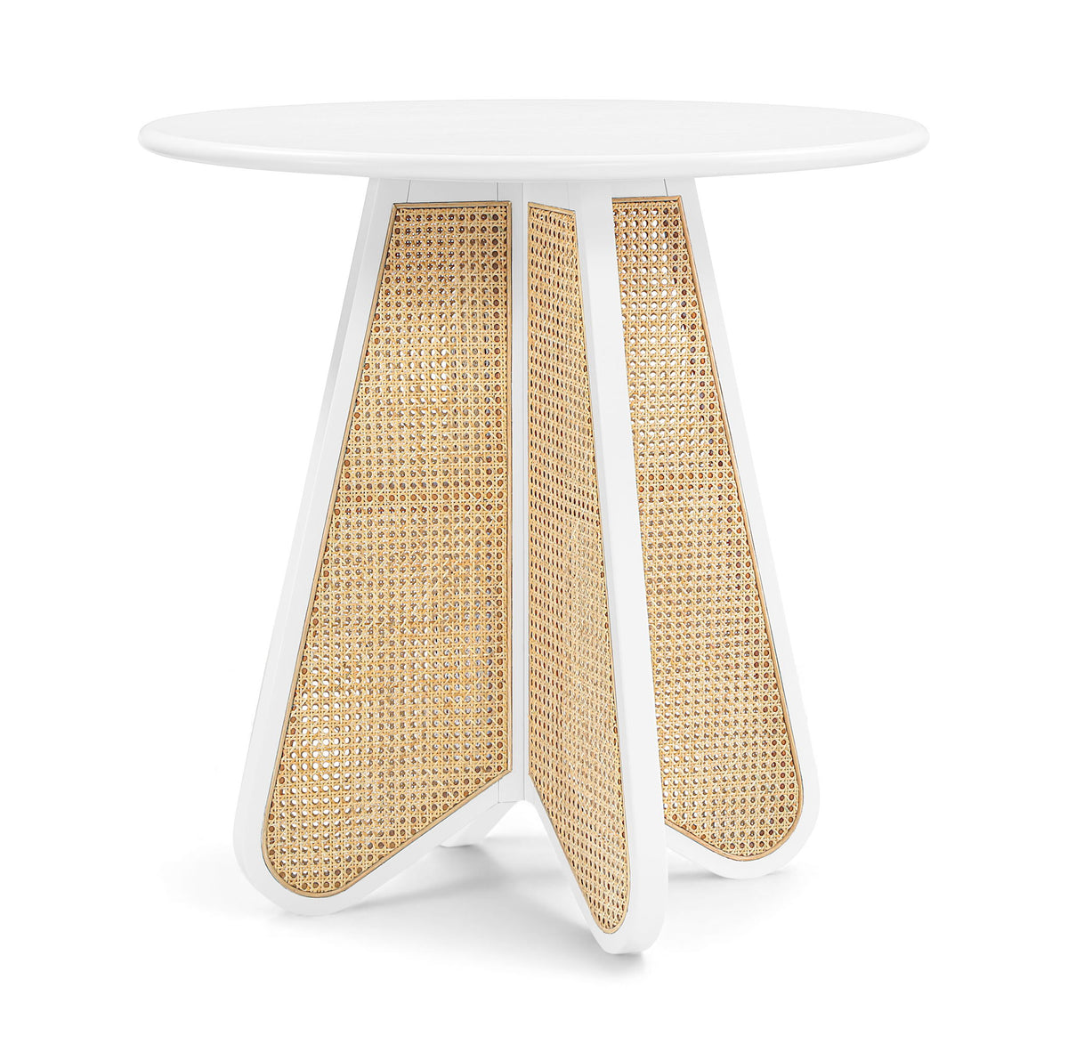 Butterfly - Solid Wood And Natural Cane Table