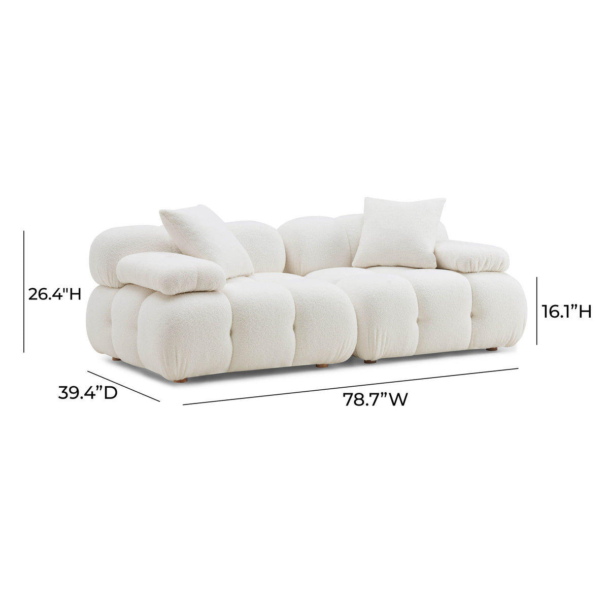 Calliope - Modular Loveseat