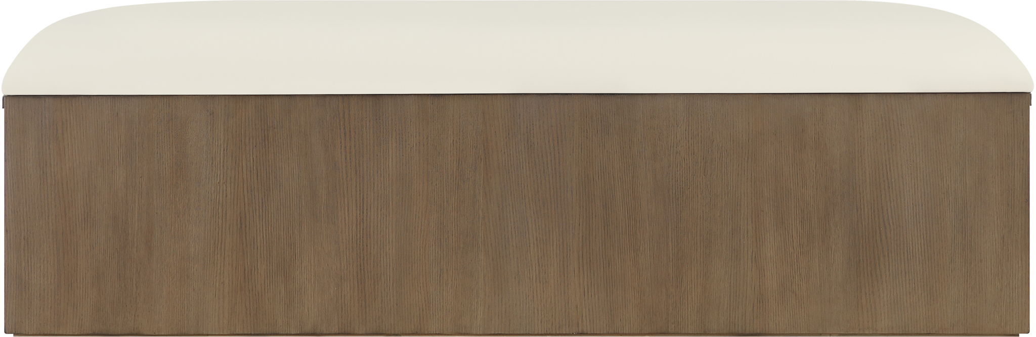 Velden - Upholstered Storage Bench With Stained Brown Base