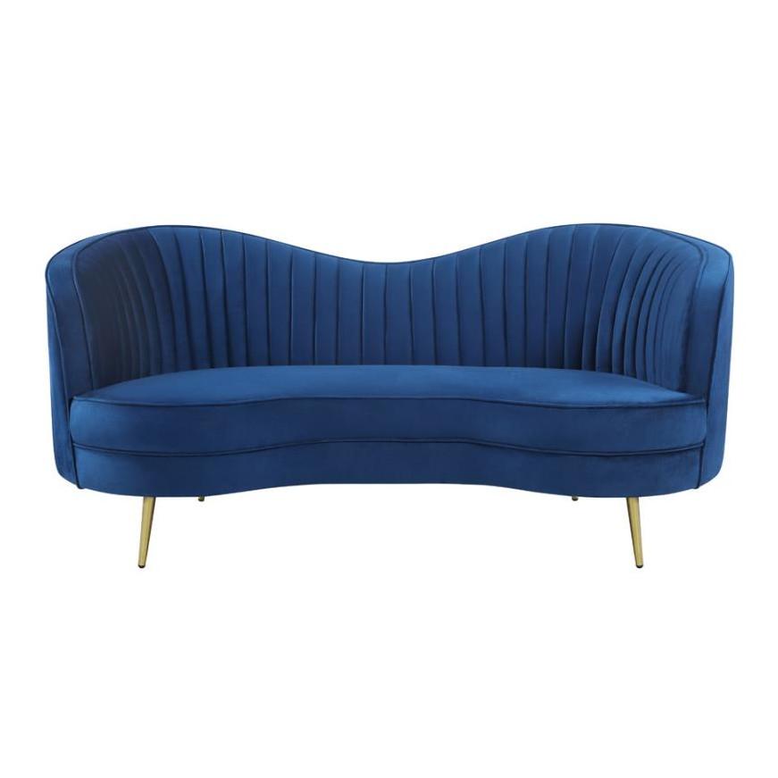 Sophia Stationary Fabric Loveseat 506862