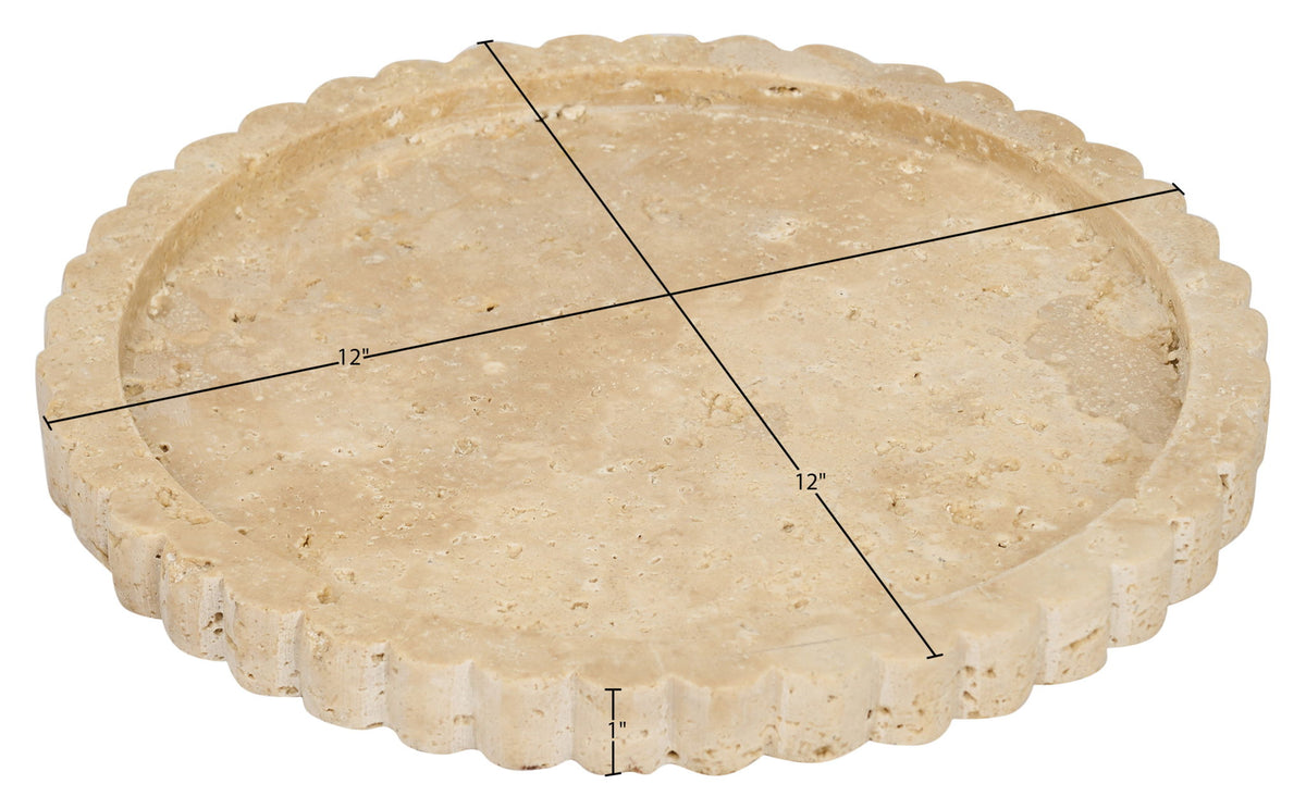 Lysander - Travertine Tray