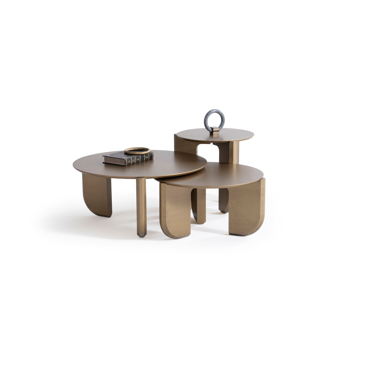 720 Gold 3-Piece Coffee Table Set