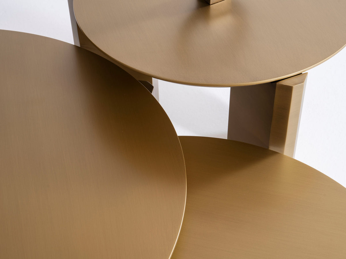 720 Gold 3-Piece Coffee Table Set