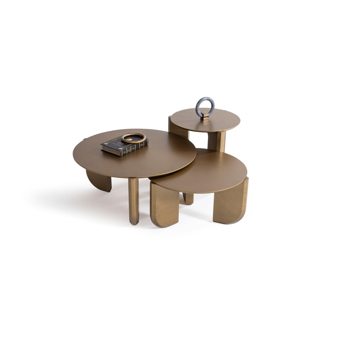 720 Gold 3-Piece Coffee Table Set