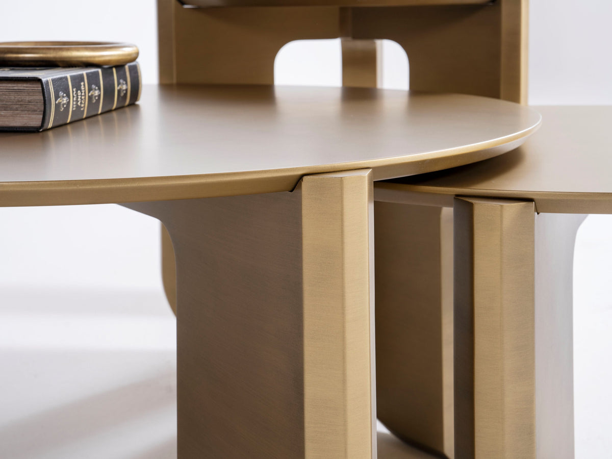 720 Gold 3-Piece Coffee Table Set