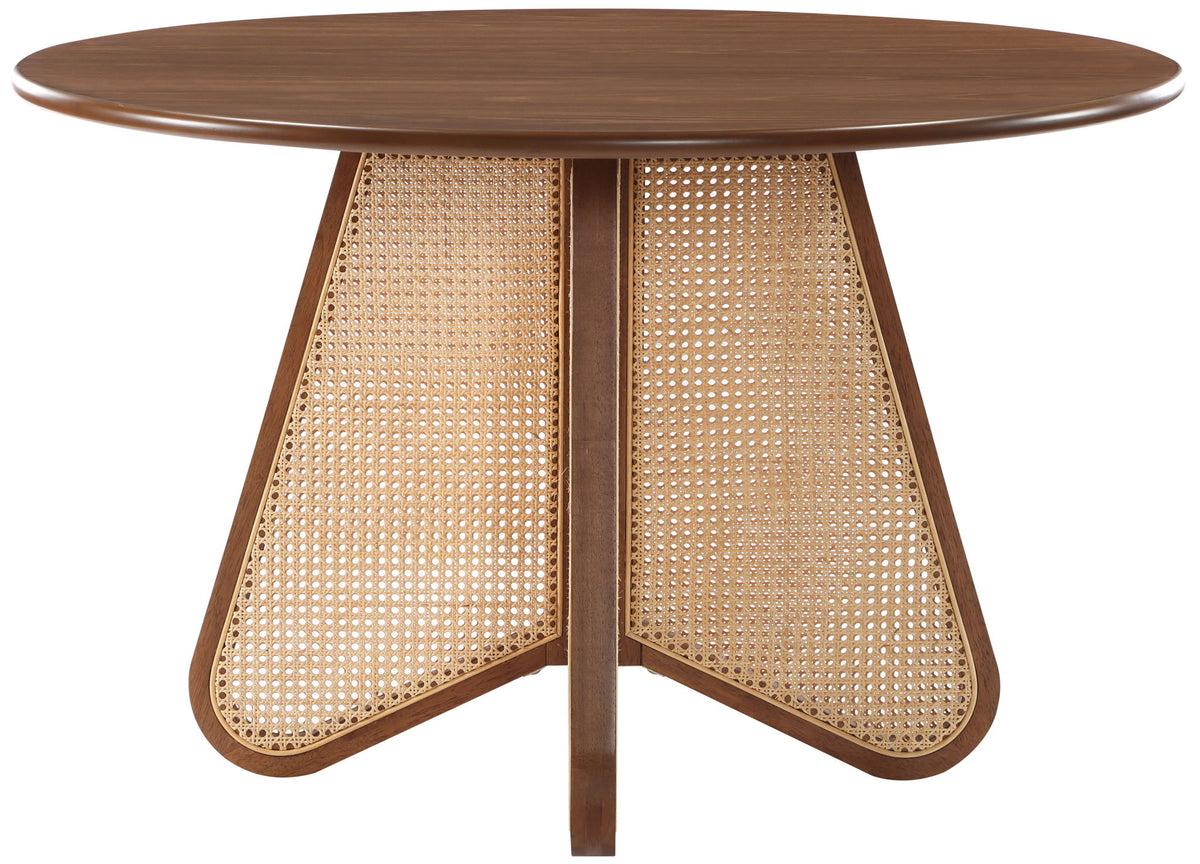Butterfly - Solid Wood And Natural Cane Table