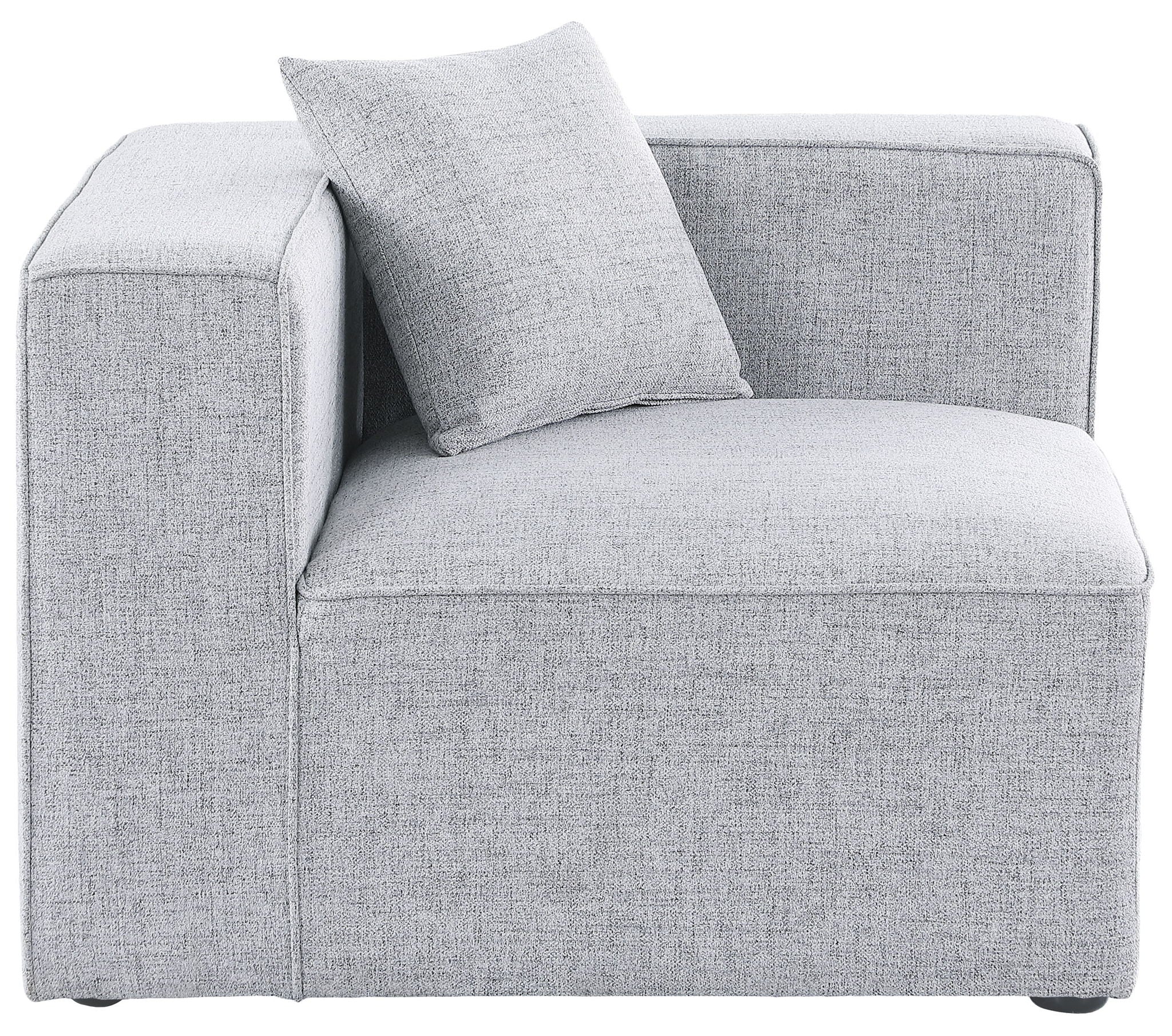 Cube - Linen Corner Chair