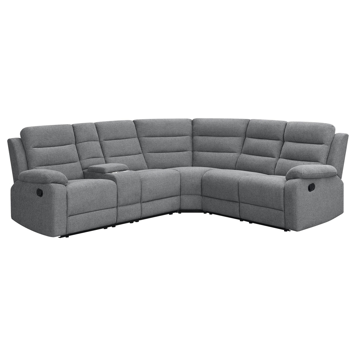 David Reclining Fabric 3 pc Sectional 609620