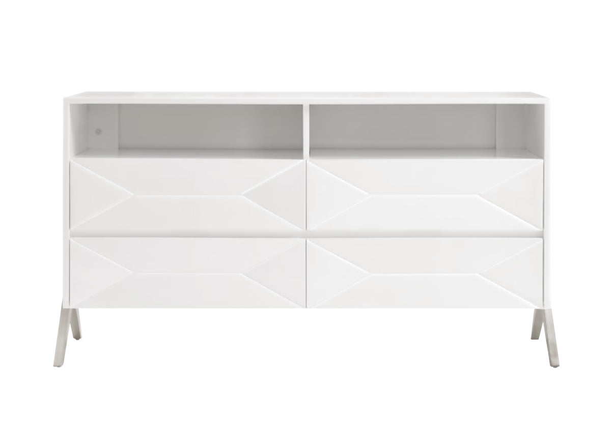 Candid Modern White Dresser