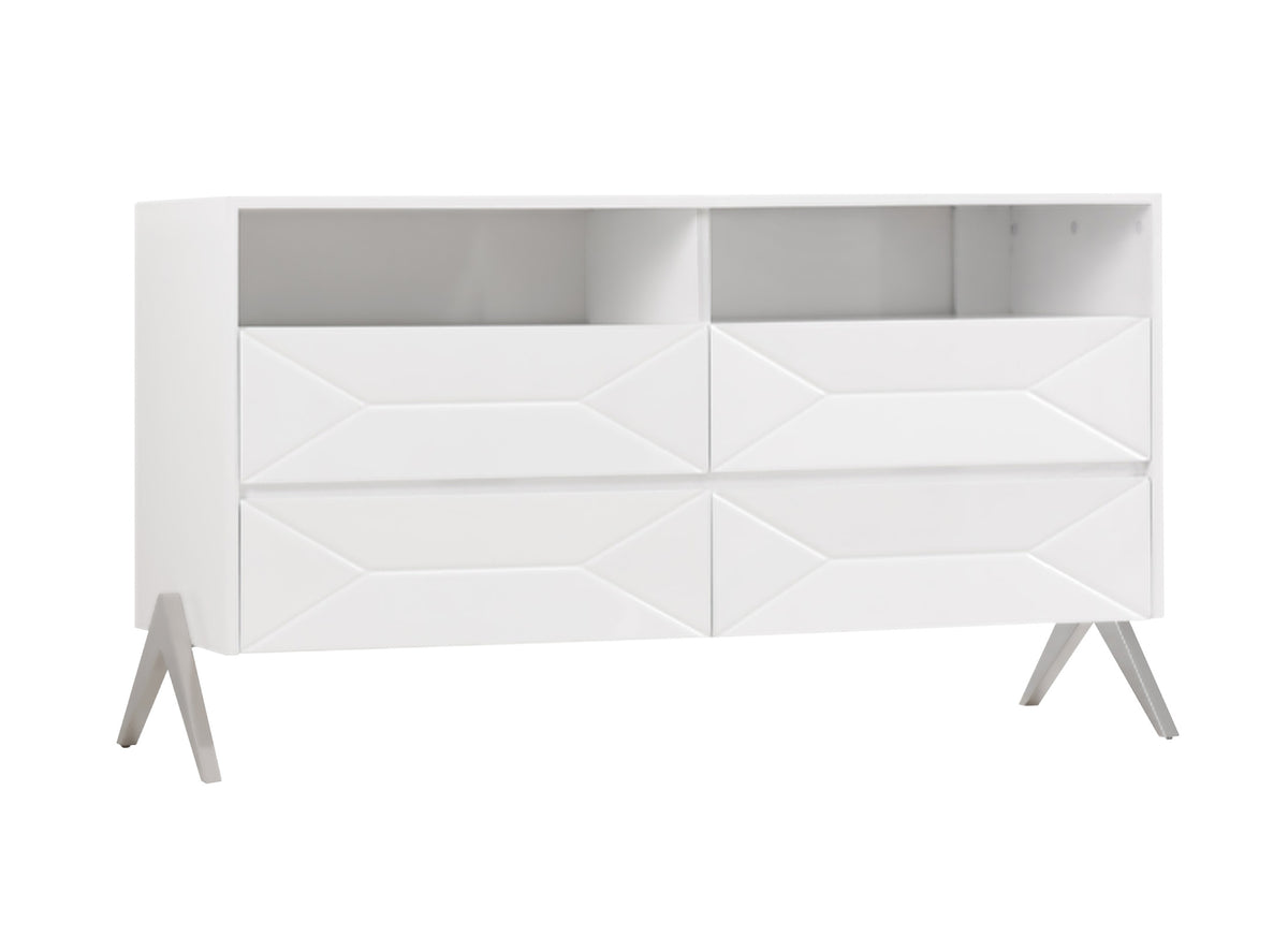 Candid Modern White Dresser
