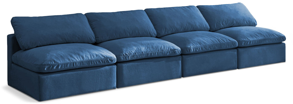 Plush - Modular Armless 4 Seat Sofa