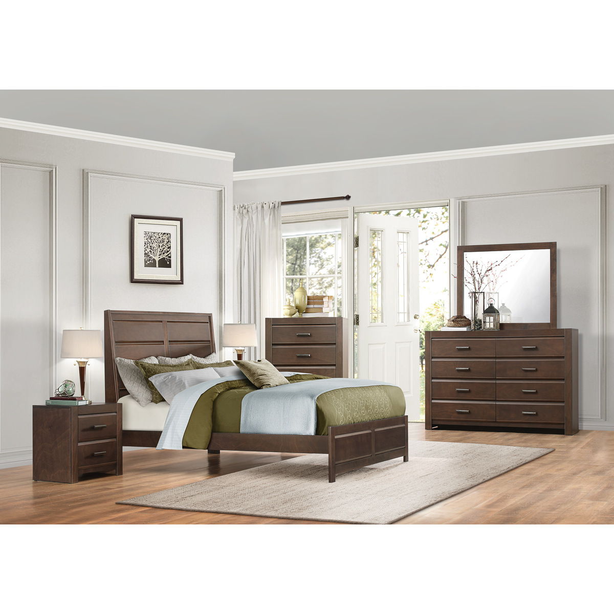 Erwan - Eastern King Bed - Espresso