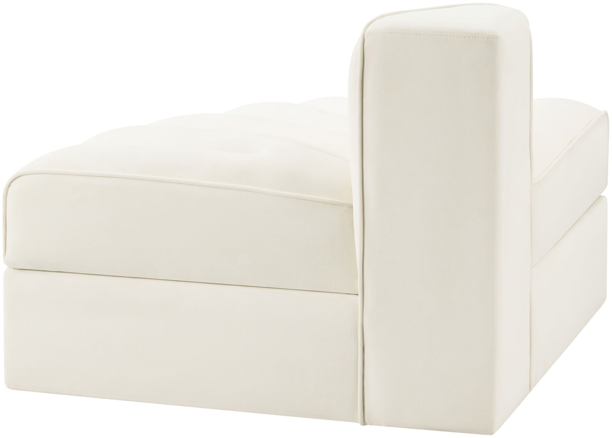 Rummi - Velvet Performance Fabric Upholstered Modular Chair