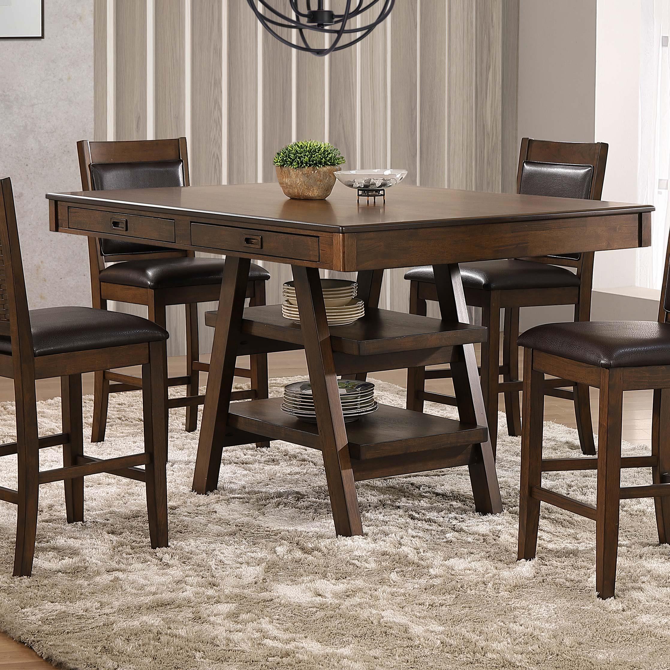 Diamond Modern Furniture COA Dewey Counter Height Dining Table 115208 IMAGE 6