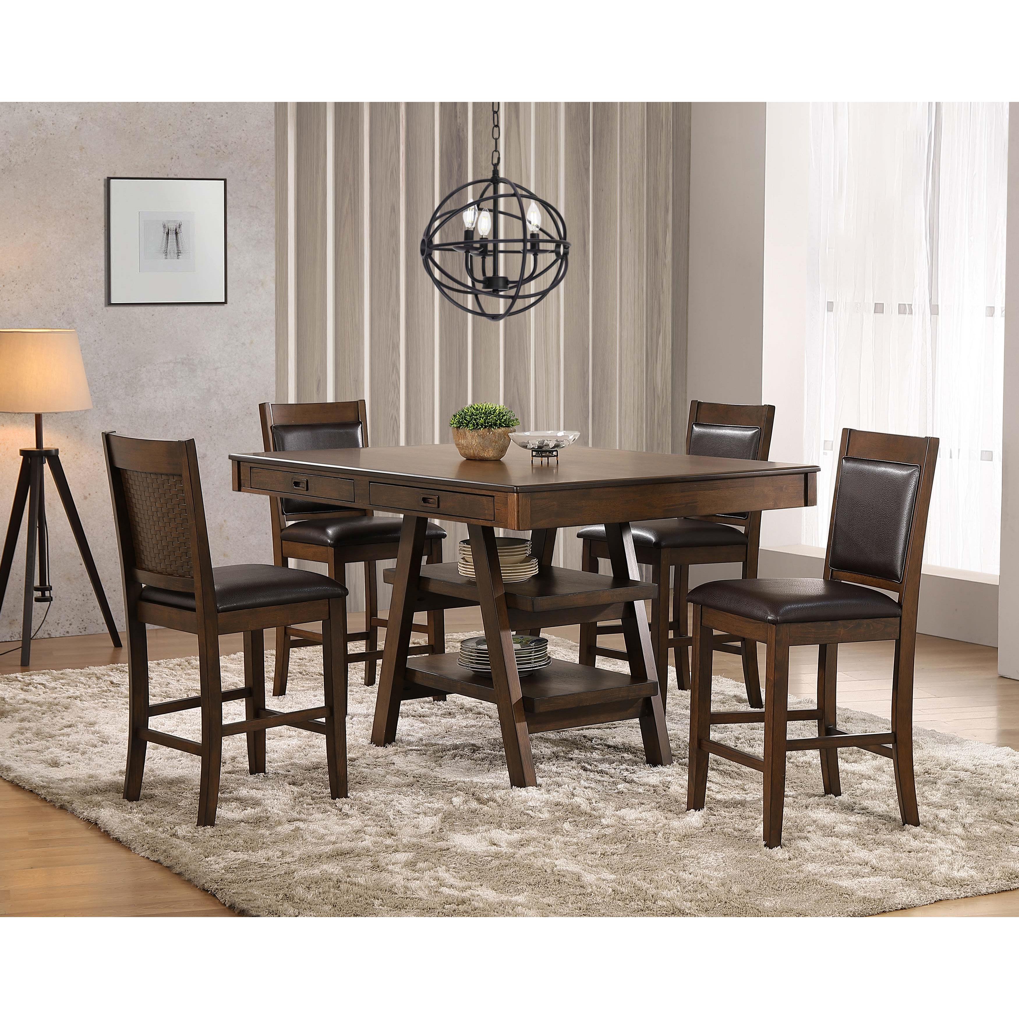 Diamond Modern Furniture COA Dewey Counter Height Dining Table 115208 IMAGE 7