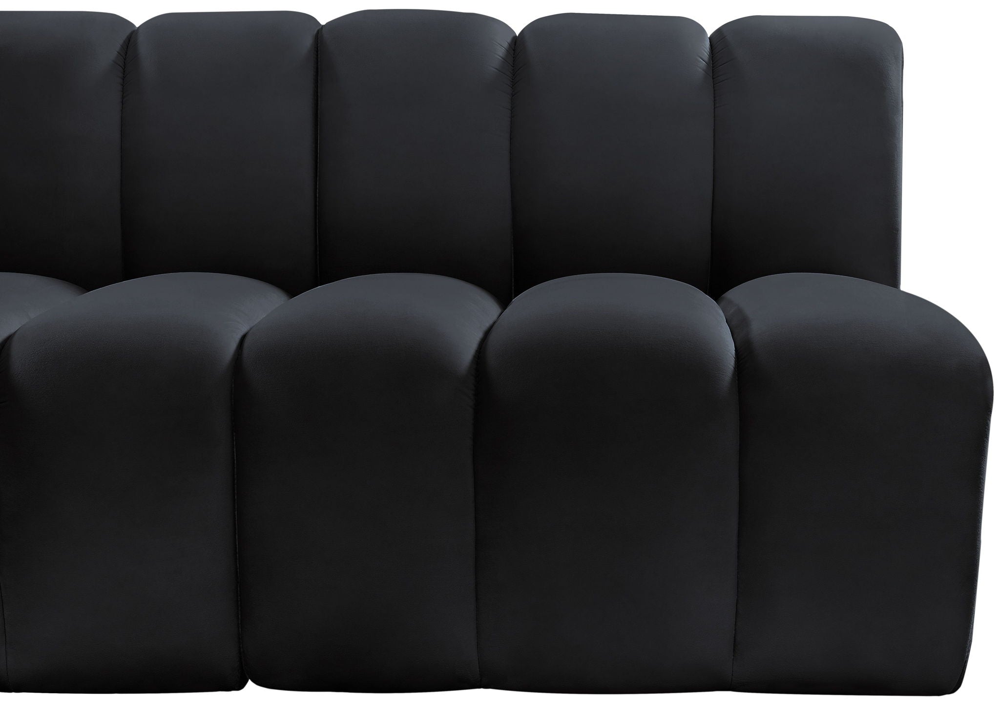 Arc - Velvet 4 Piece Corner Modular Sofa