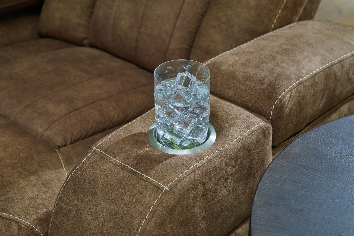 Wolfridge - Power Recliner/Adj Headrest - Brindle