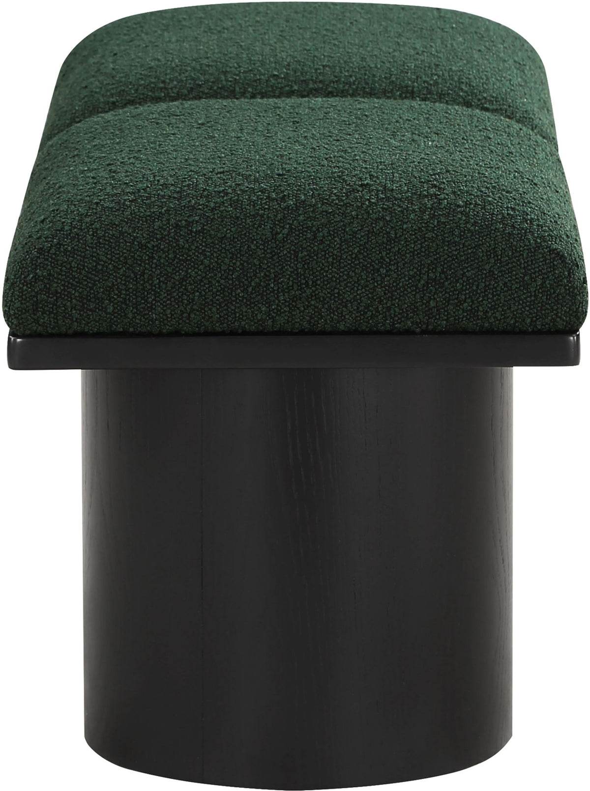 Pavilion - 2 Piece Modular Bench With Black Base