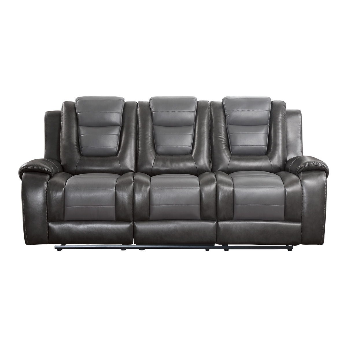 Briscoe - Double Reclining Sofa With Center Drop-Down Cup Holders