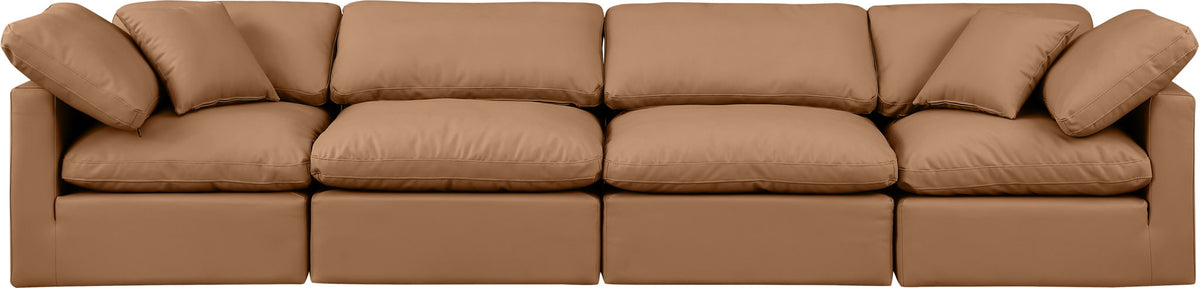 Indulge - Faux Leather 4 Seat Modular Sofa
