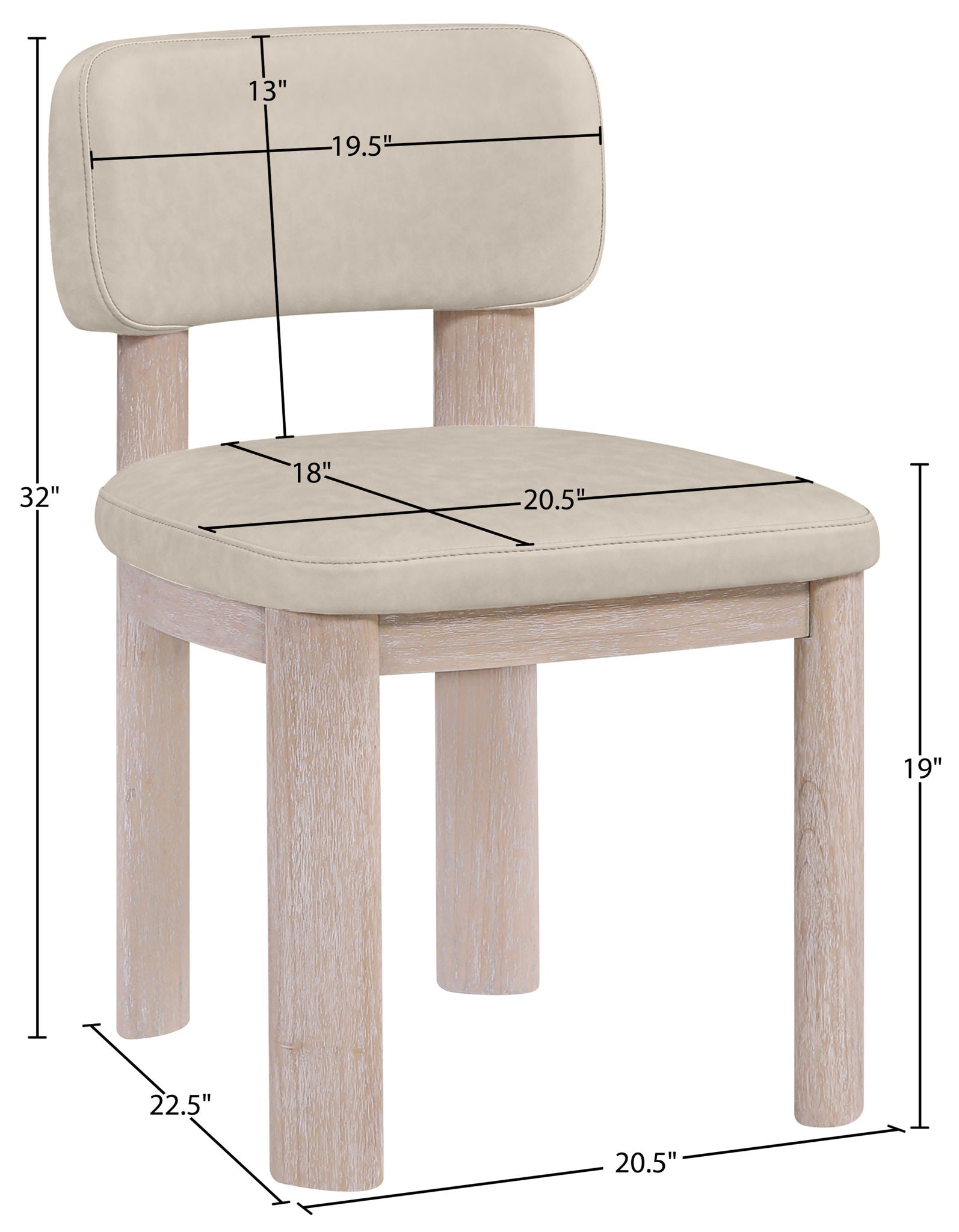 Paloma - Faux Leather Upholstered Dining Chair (Set of 2)